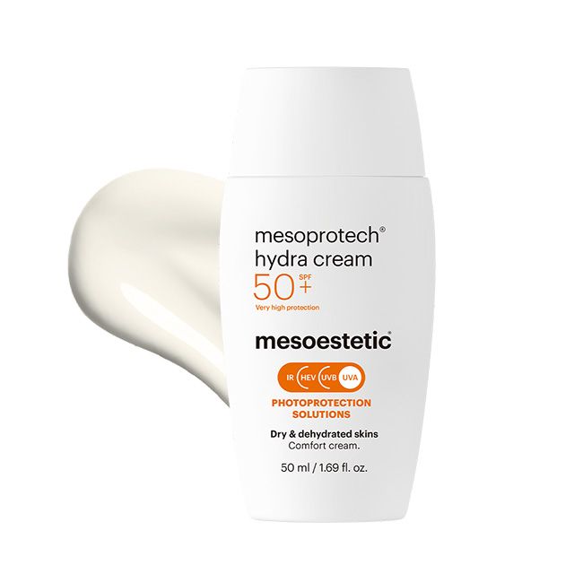 mesoprotech® hydra cream protector solar para piel seca y deshidratada