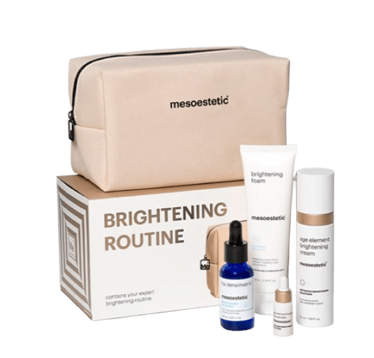 Brightening Routine | Brightening Foam 100ml + HA Densimatrix 30ml + Age Element Brightening Cream 50ml + Age Element Brightening Concentrate 5ml - mesoestetic ®